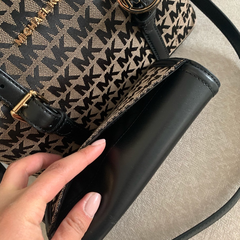 Last one ✂️New MK set 🖤 medium satchel & wallet - Picture 6 of 8